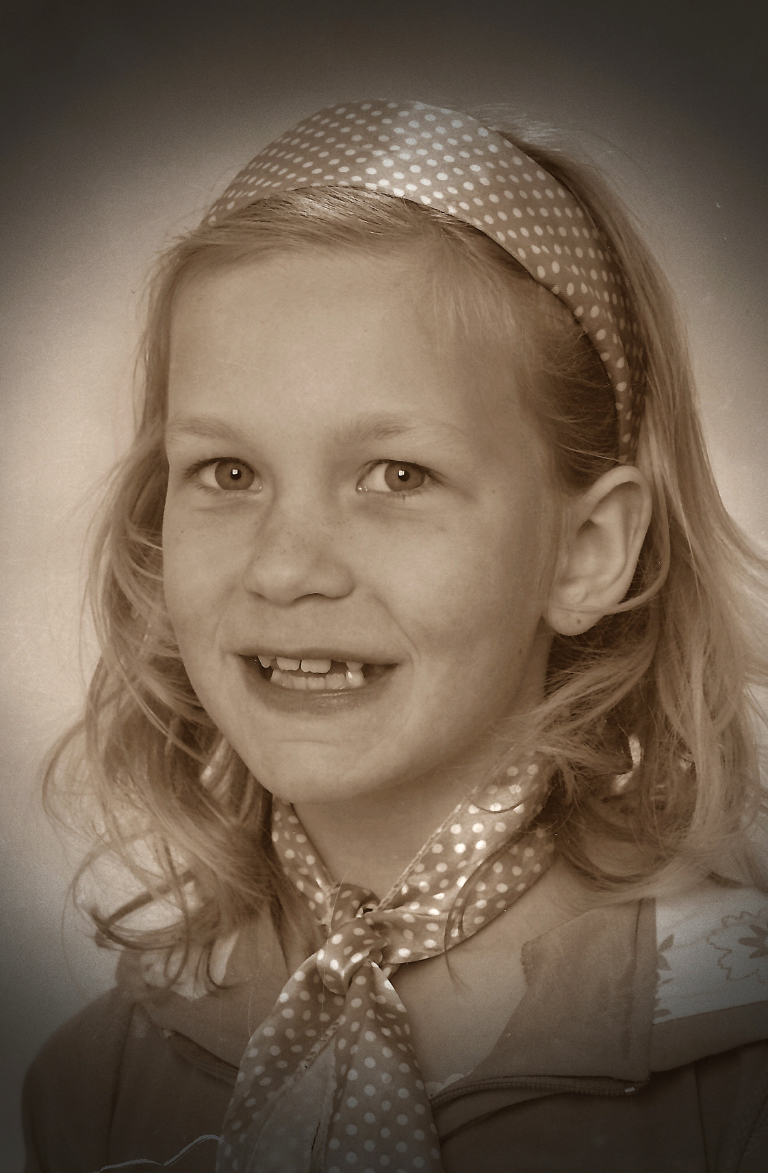 Ariejanne van der Scheur als kind