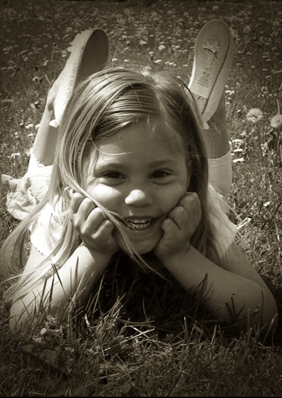 Melody Ekel als kind
